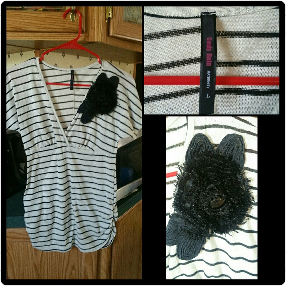 Striped Maternity Shirt